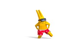 Gangnam Style Dancing Rabbit Character rabbit, bunny, toon, toy, rigging, dance, adobe, mixamo, uvw, dancer, rabbits, illustration, lowpolyart, gangnam, lowpolymodel, gangnamstyle, antonmoek, rigged-character, low-poly, game, gameart, cinema4d, animated, textured, simple