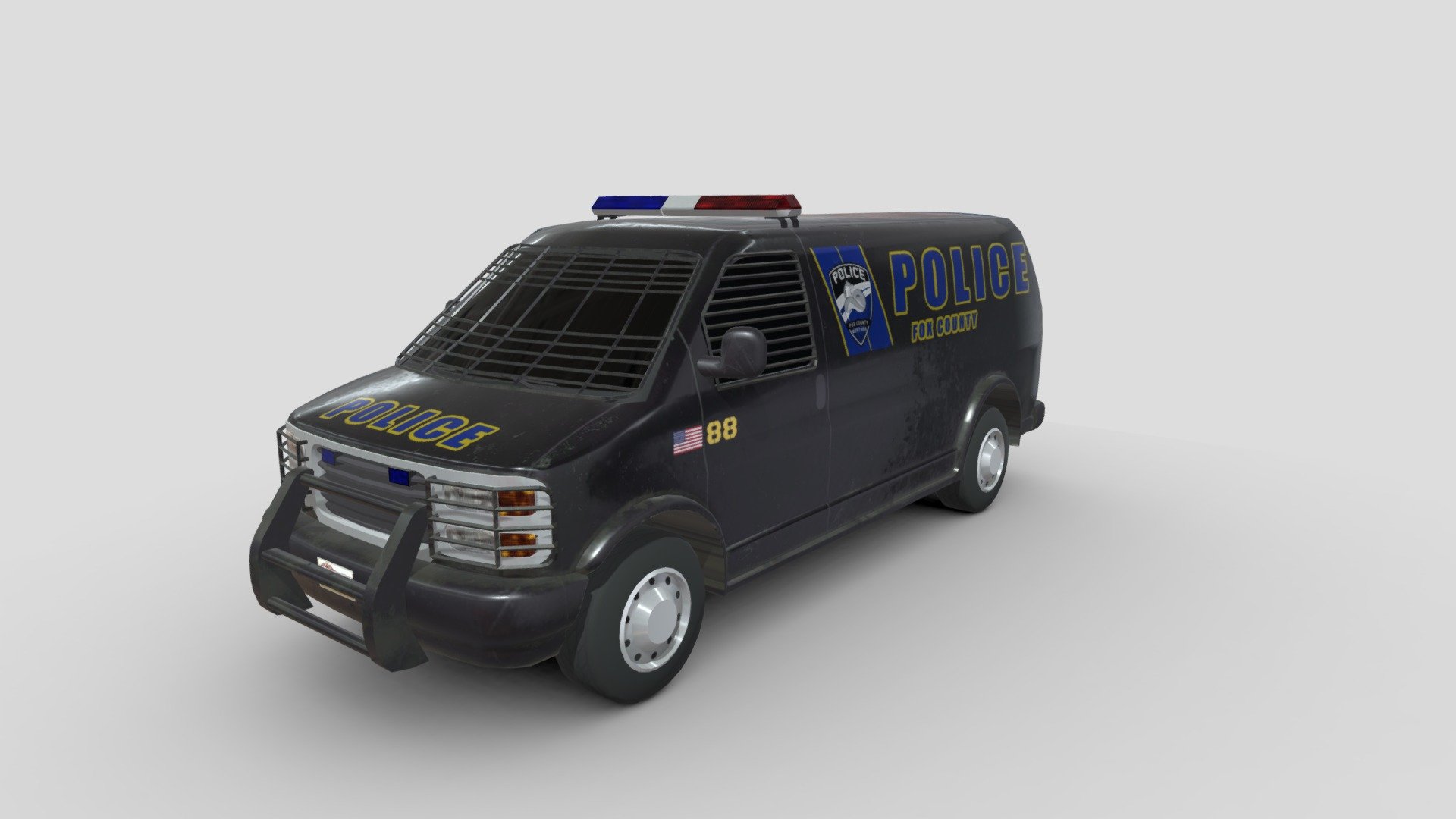 A bit older model of mine, made as an asset for top-down game.