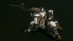 Quadrupedmech Animated mech