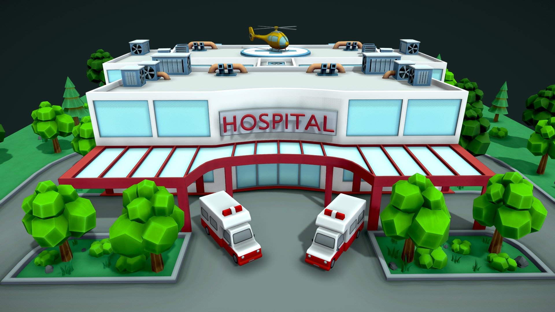 Modeled in Maya. 
Textures designed in Substance Painter. 
Texture resolution is 4K &amp; 2K(Ambulance only).

For more information: 
https://www.artstation.com/infinitymodels