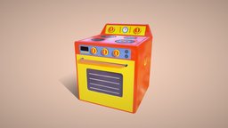 Cute Kitchen Oven cute, orange, toy, meuble, cuisine, electronic, furniture, oven, color, tiny, four, kitchen, yellow, electro, jaune, game-ready, colorful, couleur, low-poly-model, virtual-reality, stylized-handpainted, vr-ready, kitchen-furniture, substancepainter, maya, low-poly, cartoon, cool, lowpoly, home, stylized, decoration, blue, kitchenette, stylized-furniture, made-for-games, kid-style, kitchen-collection, colorful-kitchen, funky-colors, meuble-cuisine