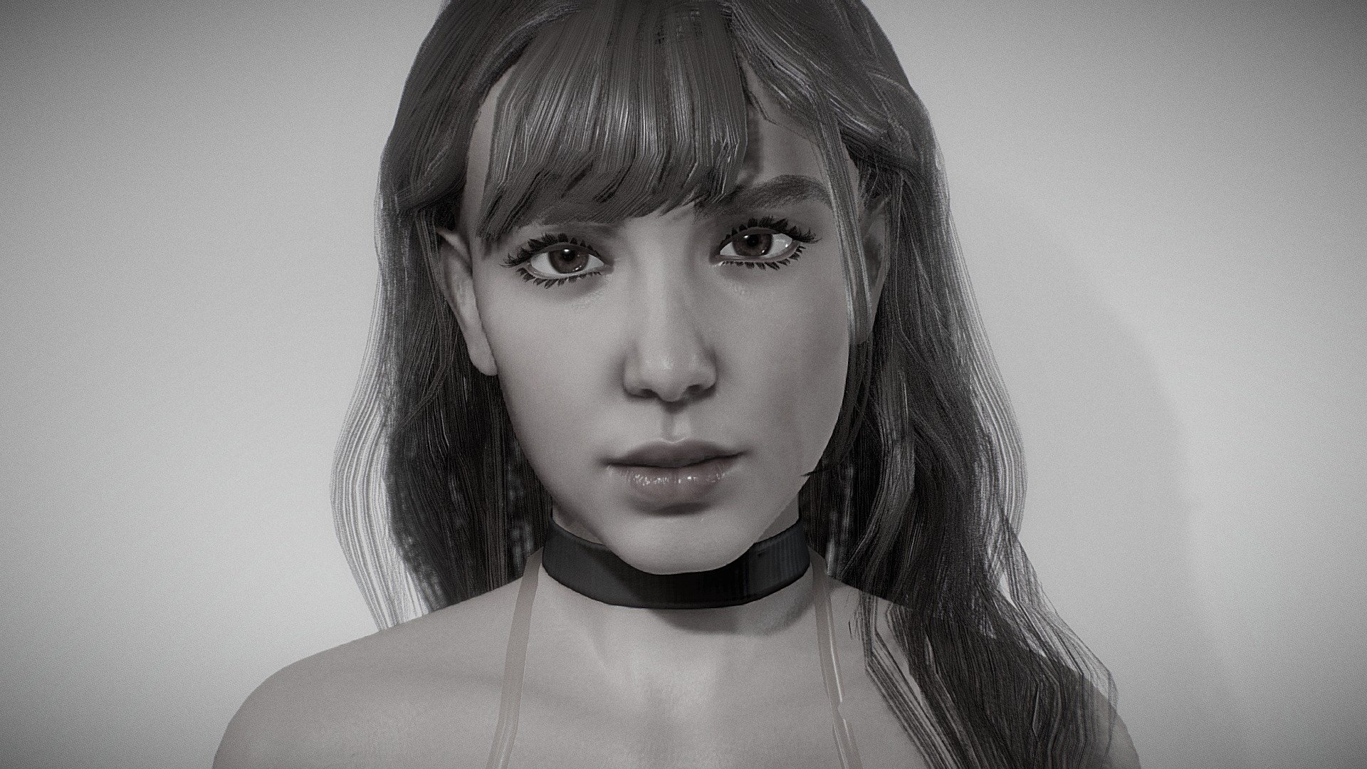 For sale here: https://skfb.ly/oQynr

Cute Female girl woman in bikini swimsuit . Rigged Body and face. Subsurface scattering. model in Blender file.
