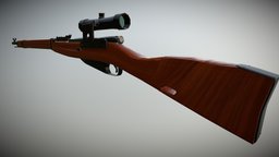 Mosin rifle army, russian, mosin, 762-mm