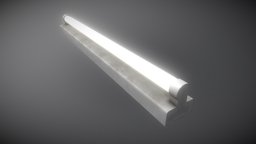Garage Industrial Light PBR Low Poly lamp, led, vr, ar, fluorescent, substancepainter, substance, game, pbr, lowpoly, light