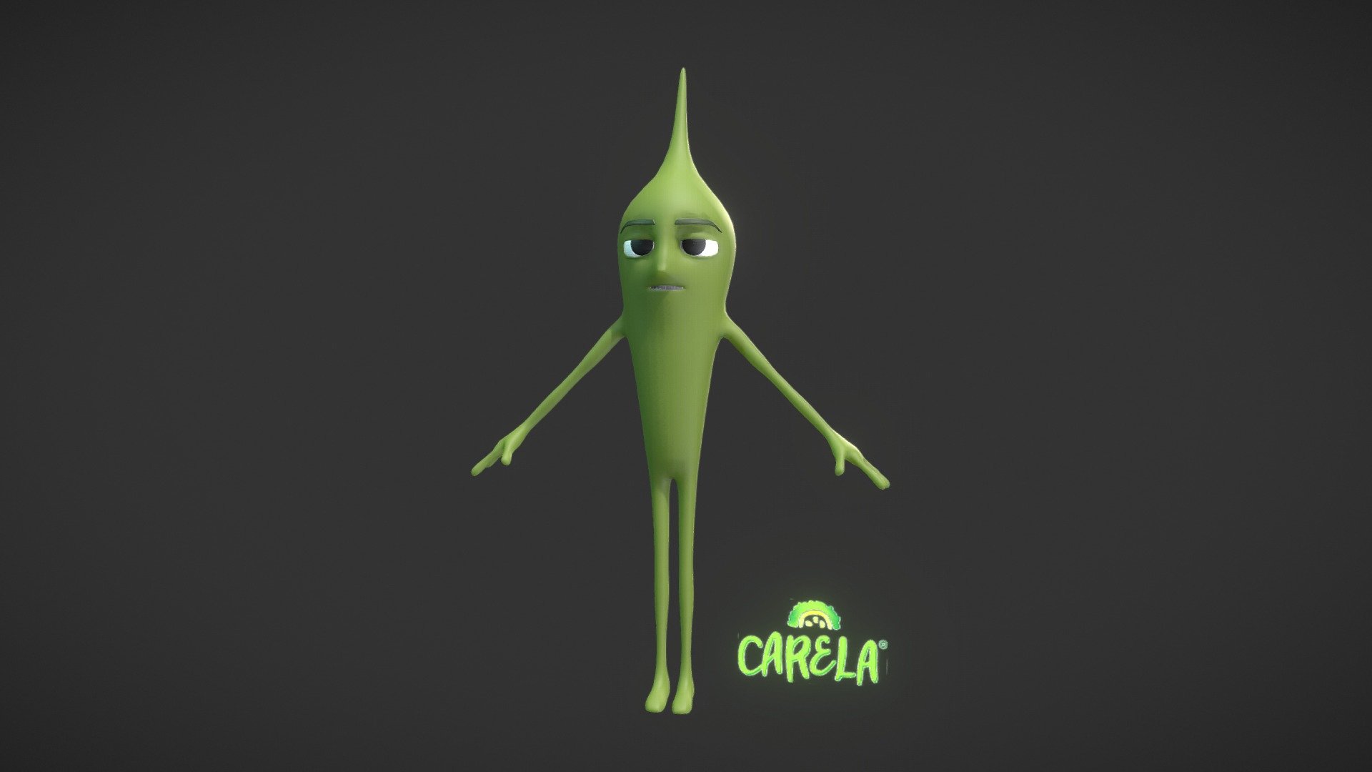 Bittermelon Guy for Carela Foods. 
This vegetable man is owned by Carela. 

I was responsible for modeling and UVs. The final render and look for him is on my website, so please feel free to check him out if you'd like to see it.

http://kangwjoann.wixsite.com/portfolio