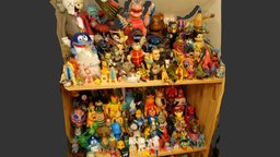 Tim's Vintage Japanese Toy Shelf tim, toy, toys, godzilla, tokusatsu, ultraman, robocon, 3df-zephyr, japanese, mazinga, biskup