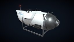 OceanGate Titan Submersible gate, titanic, transportation, underwater, hull, transport, experimental, prototype, ocean, titan, exploration, deep, water, tourism, incident, submersible, logitech, newfoundland, missing, freemodel, expedition, vessle, substancepainter, asset, vehicle, free, sea, history, submarine, gameready, boat, expeditions, tourists, explorationvehicle, exploration-submarine, oceangate, titansubmarine, titansub, f710, cyclops-class
