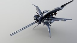 UGSF GEO-FRAME ALPHA19 vehicles, mecha, 3d-coat, hardsurface, zbrush, space, spaceship