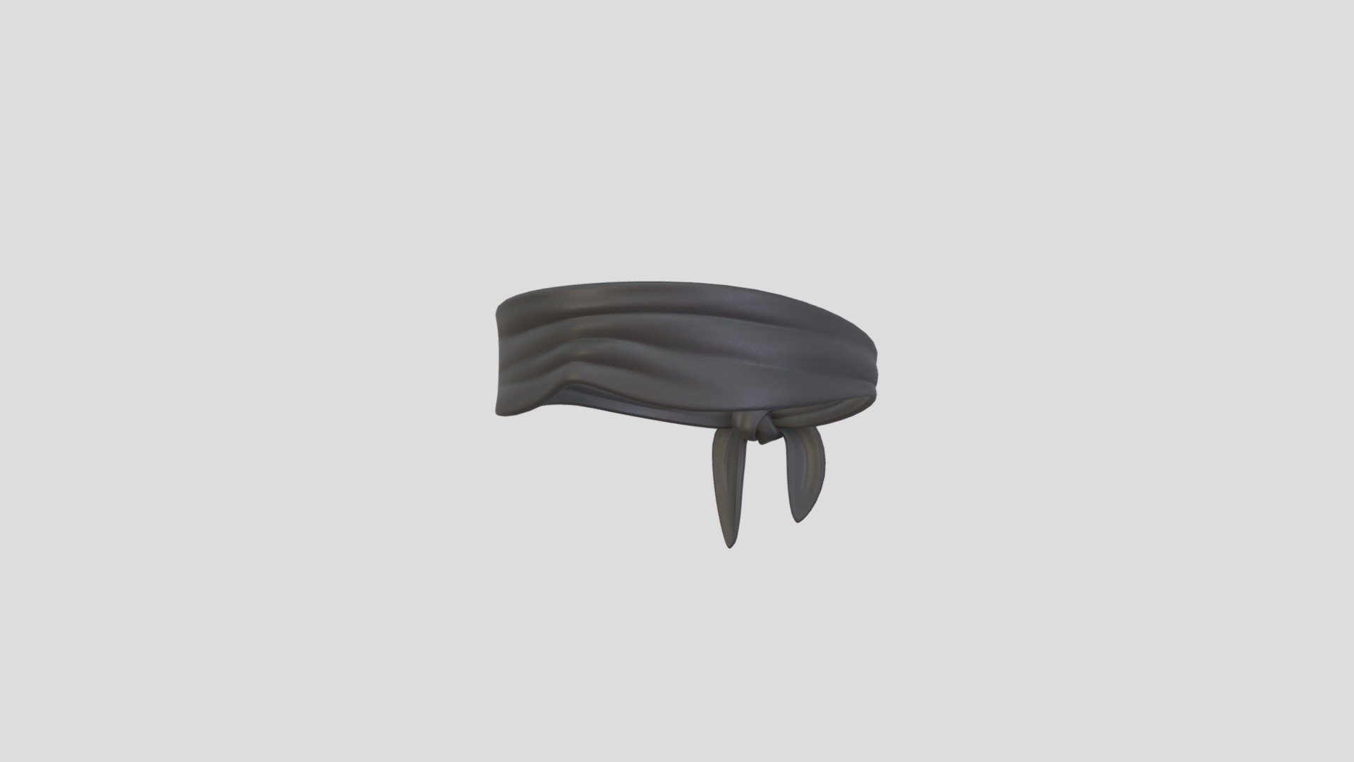 Blindfold 3d model.

File Format
- 3ds max 2021
- FBX
- OBJ

Clean topology
No Rig
Non-overlapping unwrapped UVs

PNG texture
2048x2048
- Base Color
- Normal
- Roughness

1,153 polygons
1,161 vertexs