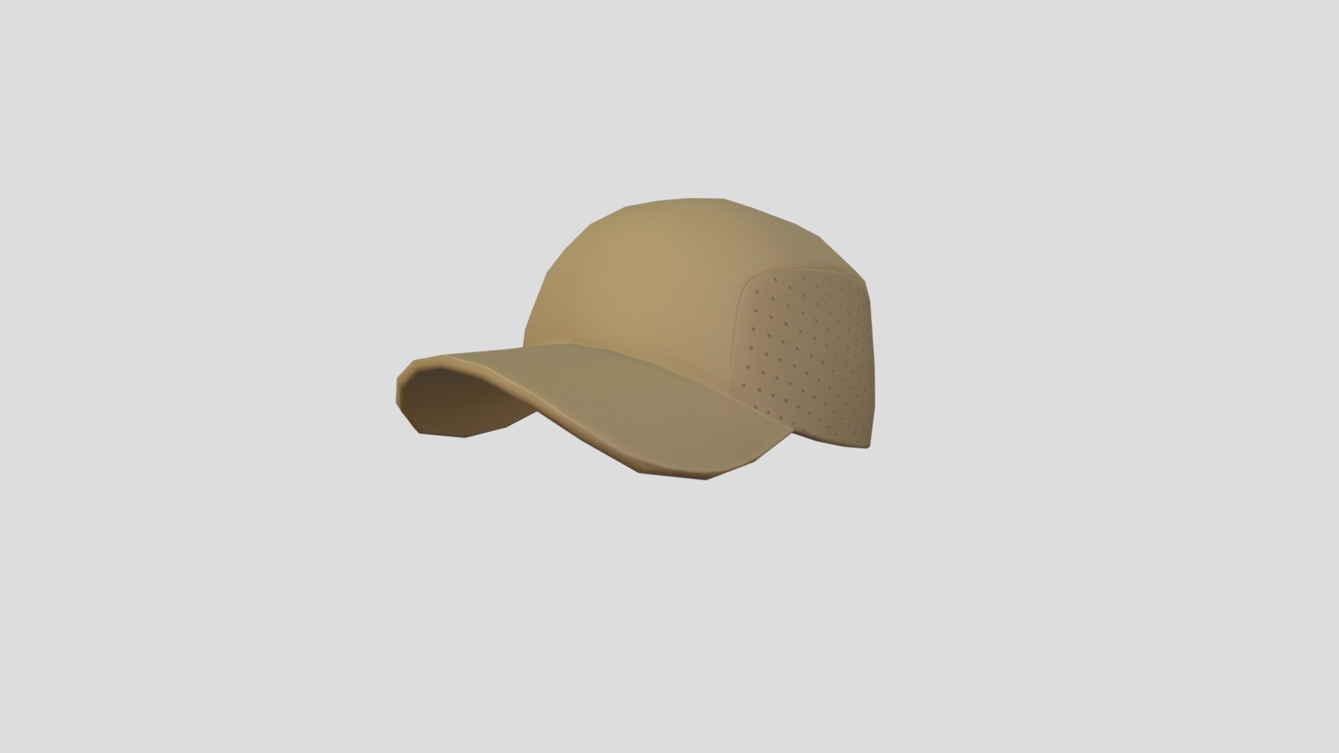 Fishing Cap 3d model.      
    


File Format      
 
- 3ds max 2021  
 
- FBX  
 
- OBJ  
    


Clean topology    

No Rig                          

Non-overlapping unwrapped UVs        
 


PNG texture               

2048x2048                


- Base Color                        

- Normal                            

- Roughness                         



530 polygons                          

532 vertexs                          
