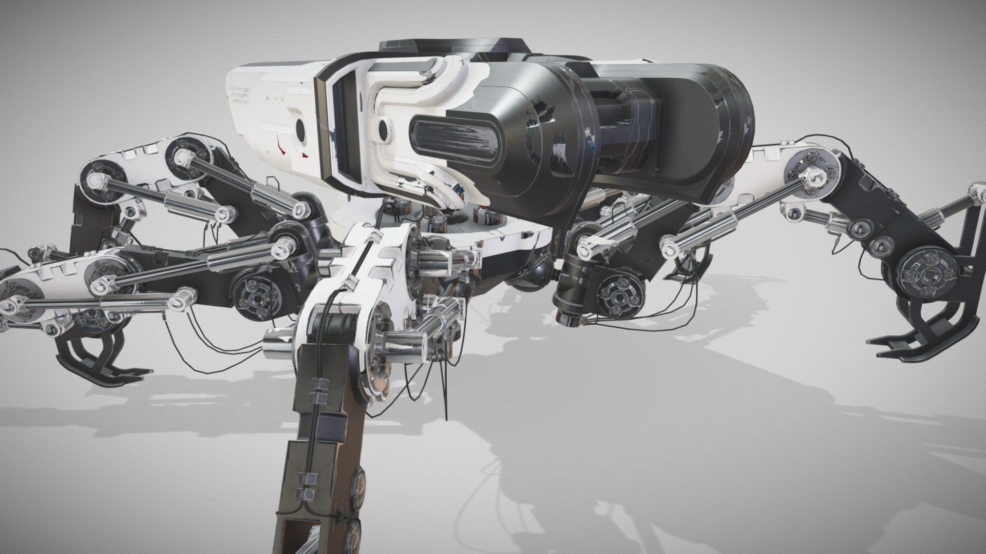 Get this model on Fab : https://www.fab.com/fr/listings/f5100f9e-a914-4f6c-b800-8c616be96801

An animated mecha I've made with Blender.