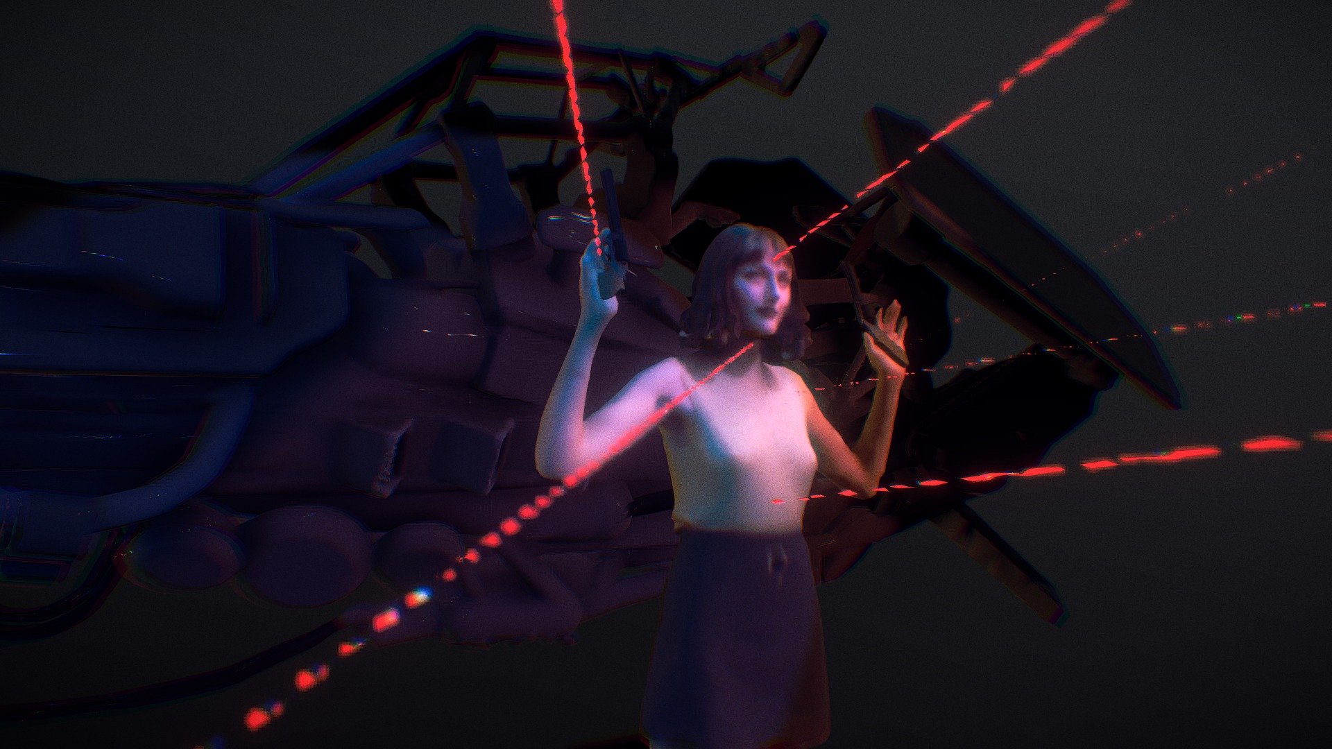 Older Sculpt that I never uploaded becuase I didn't understand medium's export pipeline lol

After her slew of robberies throughout the neon slums,Bonnie's time is finally up. Too bad for her Haven has a no tolerance policy for grand theft auto and bankrobbing..

VR sculpt in Oculus Medium

Photoscan of the girl by the wonderful @Codame Thank you so much for your amazing scans!