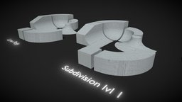 Modular Skatepark Bowl Kit skateboard, skate, bowl, pack, subdivision, park, pool, rider, ride, skateboards, lowpoly, low, poly, modular