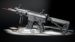 SS2 V5 Assault Rifle rifle, pindad, assault-rifle, game-model, ss2, free, serbu, senapan
