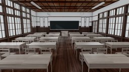 VR ClassRoom Sep. 2021 room, school, wooden, japan, library, university, desk, laptop, staff, college, earth, class, vr, american, classroom, virtualreality, education, learn, virtual_reality, social, japon, schoolproject, students, socialmedia, socialnetwork, architecture, low-poly, book, chair, house, wood, japanese