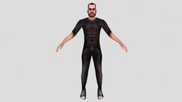 PS1 Style Character - Arthur playstation, classic, ps1, pixelated, character, art, lowpoly, low, poly, gameasset, stylized, pixel, gameready, ps1-style