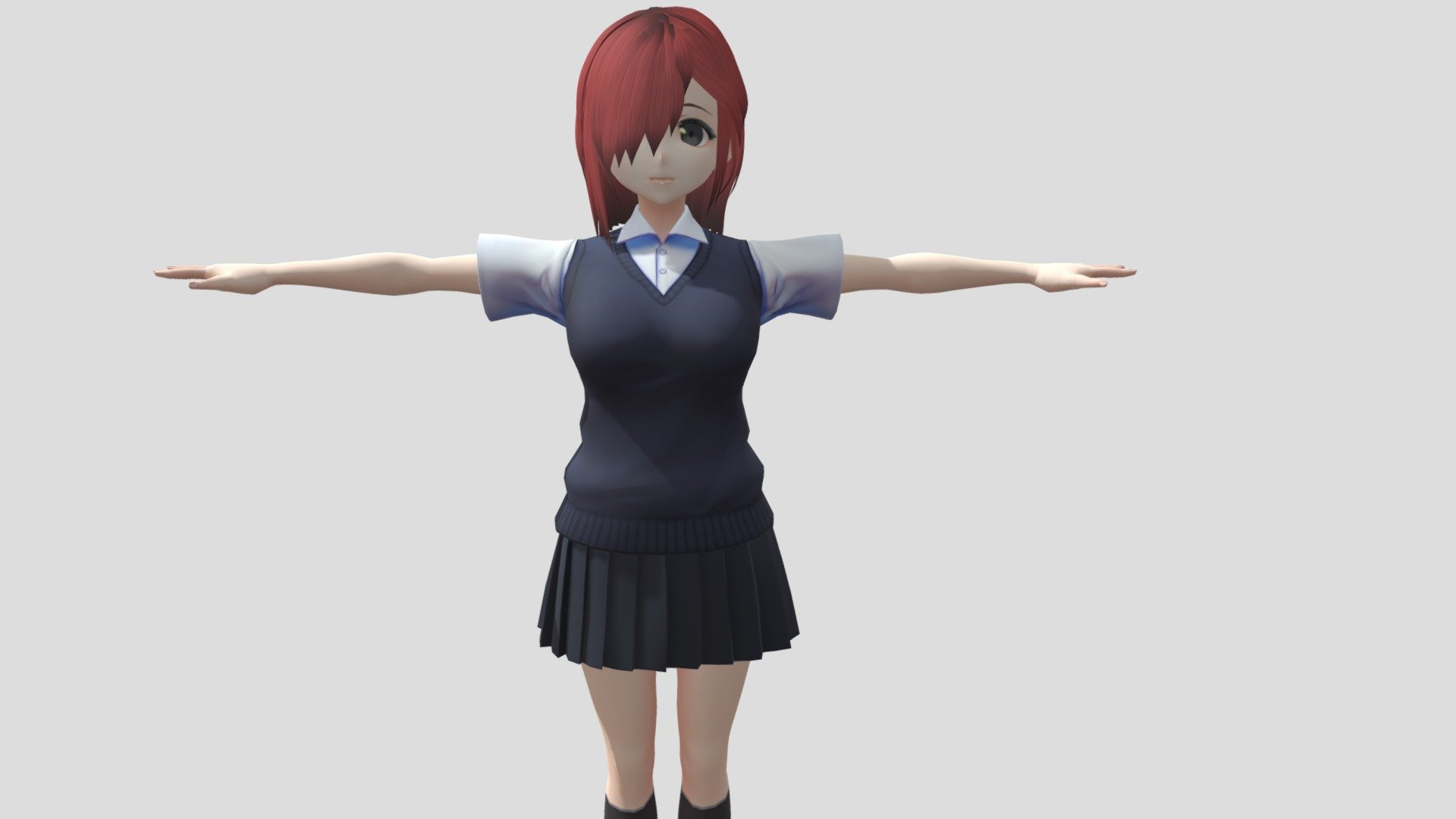 Model preview

Model sell on CGTrader:alex94i60



This character model belongs to Japanese anime style, all models has been converted into fbx file using blender, users can add their favorite animations on mixamo website, then apply to unity versions above 2019



Character : Ruri

Polycount :

Verts:26854

Tris:36529

Fifteen textures for the character



This package contains VRM files, which can make the character module more refined, please refer to the manual for details



▶Commercial use allowed

▶Forbid secondary sales



Welcome add my website to credit :

Sketchfab

VRoidHub

