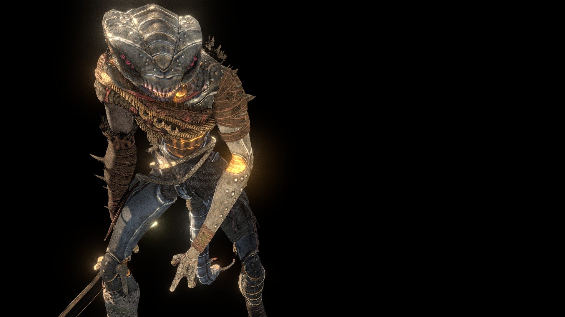 Another alternate scavenger desert species but more of a rocky type desert and such. Fatally venomous and hostile, but nevertheless resourceful from whatever and &ldquo;whomever
