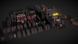 Apocalyptic Buggy Modular Pack buggy, apocalyptic, rust, desert, apocalypse, battle, madmax, weapon, racing, car, gun, zombie