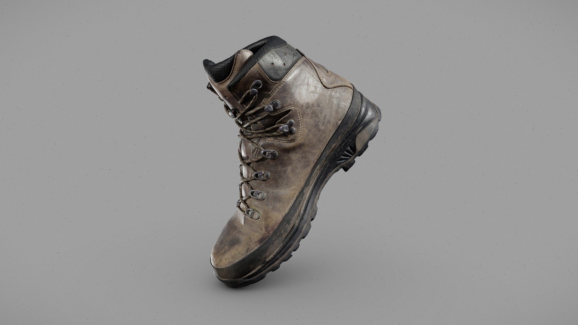 Lowa Mens Tibet Gore-Tex Leather Boot




Free 2021 version available @ https://skfb.ly/o67Bo



100% LOWA Leather boot with rubber sole, Gore-Tex lining and Vibram Masai outsole.

30.4 x 11.3 x 22.5 cm (65 micrometers per texel @ 8k)

Scanned using advanced technology developed by inciprocal Inc. that enables highly photo-realistic reproduction of real-world products in virtual environments. Our hardware and software technology combines advanced photometry, structured light, photogrammtery and light fields to capture and generate accurate material representations from tens of thousands of images targeting real-time and offline path-traced PBR compatible renderers.

Zip file includes low-poly OBJ mesh (in meters) with a set of 8k PBR textures compressed with lossless JPEG (no chroma sub-sampling).

ArtStation @ https://www.artstation.com/artwork/qQ1v0R



