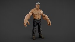 Popeye anatomy, muscle, tattoo, popeye, silly, cartoon, male