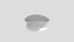 German WW2 Hat w/o textures hat, ww2, eagle, germany, wehrmacht, luftwaffe, nsdap