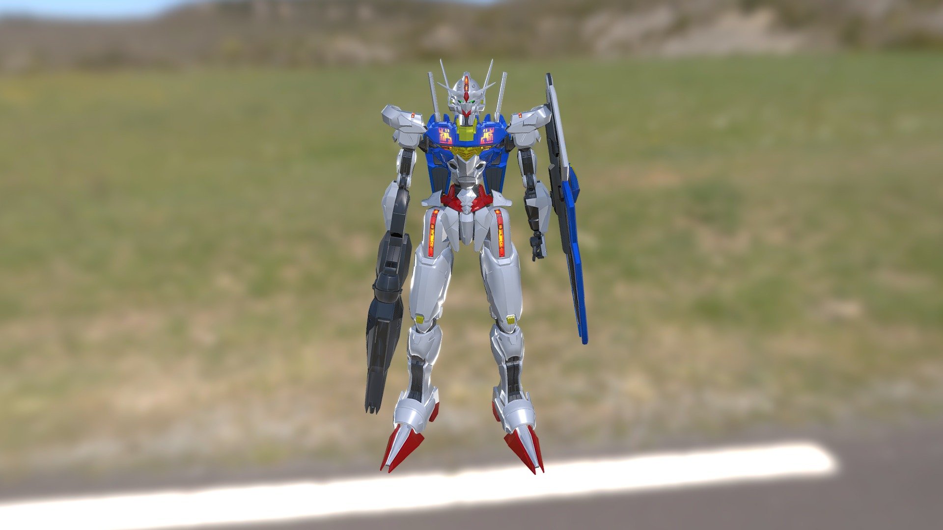 AFFILIATION：Sin Se Development Corporation
Model number: XVX-016
Head height: 18.0m
Weight: 43.9t

Main Weapon - BeamRifle

Secondary Weapon
BeamSaver
Headvulcan

Special Weapon 
Gun-Bit SHield