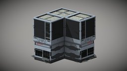 Sci-Fi Server Room AAA: Server (broken) kit, office, computer, server, computers, pc, lab, broken, laboratory, cyberpunk, electronics, aaa, damaged, it, leveldesign, quality, syndicate, assetstore, servers, server-room, asset, sci-fi, futuristic, spaceship