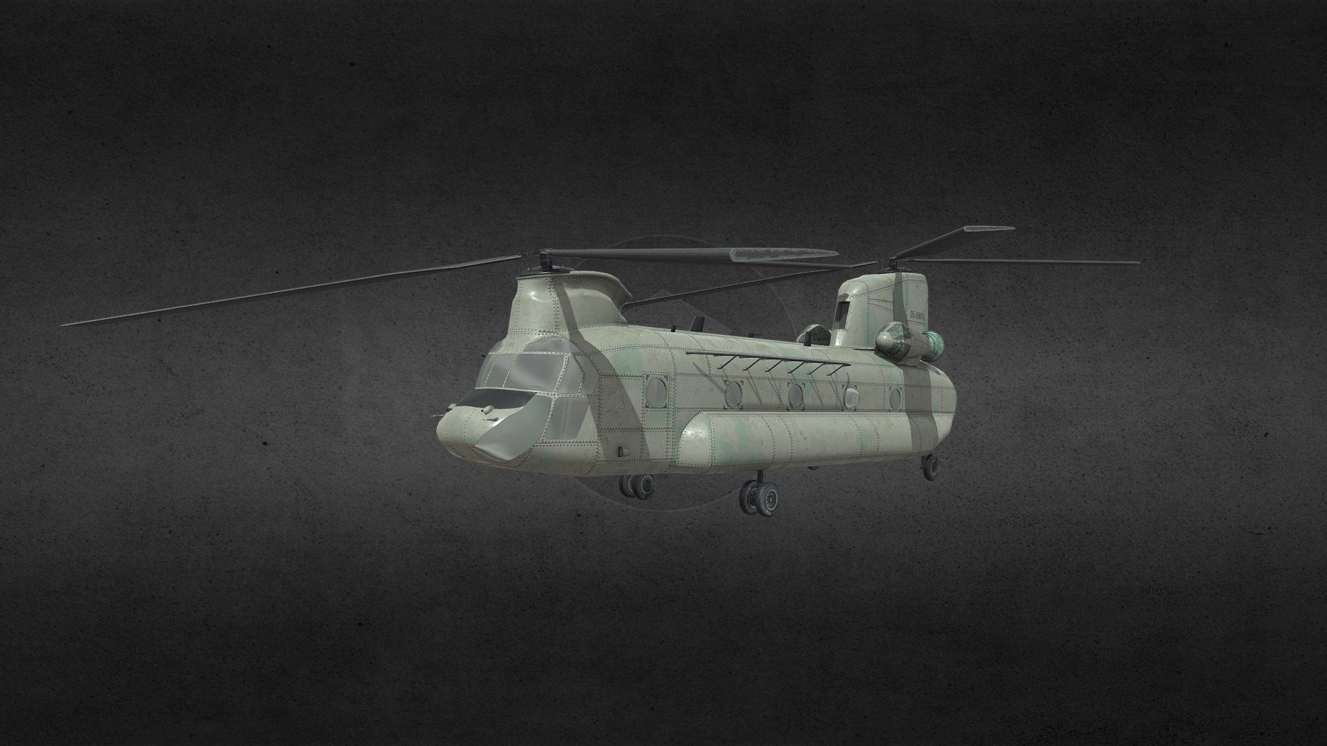 Very famous american helicopter. Around 30k tris, PBR setup includes: diffuse, roughness, AO and normal maps, all in 4K. Additional file includes 2 more 4k textures, flat grey and firefighter livery.