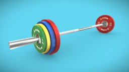 Weights / PBR Optimized Model train, power, gym, equipment, gypsum, gym-equipment, substancepainter, substance