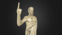 Greek Stylized Low Poly Statue greek, statue, unity, blender, low, poly, stylized, sculpture