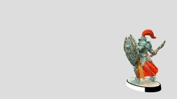 Magus Guard - Duke Blitzein warhammer, armor, armored, elf, sauron, azure, gladius, cape, pathfinder, spaulders, lord_of_the_rings, heroquest, 3df-zephyr, wizkids, plumed_helmet, rise_of_the_dread_moon, elf_knight, eagle_shield