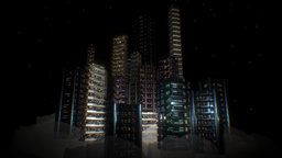FREE Sci-Fi City - public domain (CC0) buildings, publicdomain, sci-fi, city, free, creativecommon