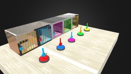 Animal Home for Animation cat, dog, key, deer, lion, iron, hutt, cartoon, horse, house, home, animal, animation, free, 3dmodel