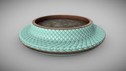 Commercial Round Sofa - Like if you download =) tree, plant, sofa, sitting, lounge, development, flowerbed, furniture, round, buy, comercial, low-poly, 3d, lowpoly, model, sketchfab, download, gameready, gardenbed