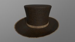 Top Hat (Brown) top, brown, 3-d, tophat, blender3dmodel, pbrtextures, blender-blender3d, lowpoly-gameasset-gameready, pbr-shader, lowpolymodel, pbrtexture, lowpoly-blender, blender3d-modeling, pbrtexturing, pbr-texturing, pbr-game-ready, pbr-materials, 3d, blender, pbr, lowpoly, blender3d, model, 3dmodel
