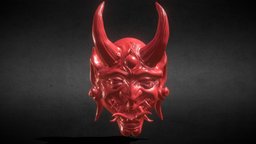 Oni Mask V2 stl, japan, demon, demonic, 3dprintable, 3dprinted, masks, 3dprinting, mask, demons, 3dprintler, oni, 3dprinter, cosplay, cosplayer, demonio, 3dprintshowistanbul, cosplaymania, demonhunter, japanesesword, demoness, demongirl, stl_mesh, japanese-legends, japanese-culture, japanese-style, 3dprint-3dprintable, cosplayc, japanese-heritages, cosplayprops, stl-test, mask3d, 3dprint, japanese
