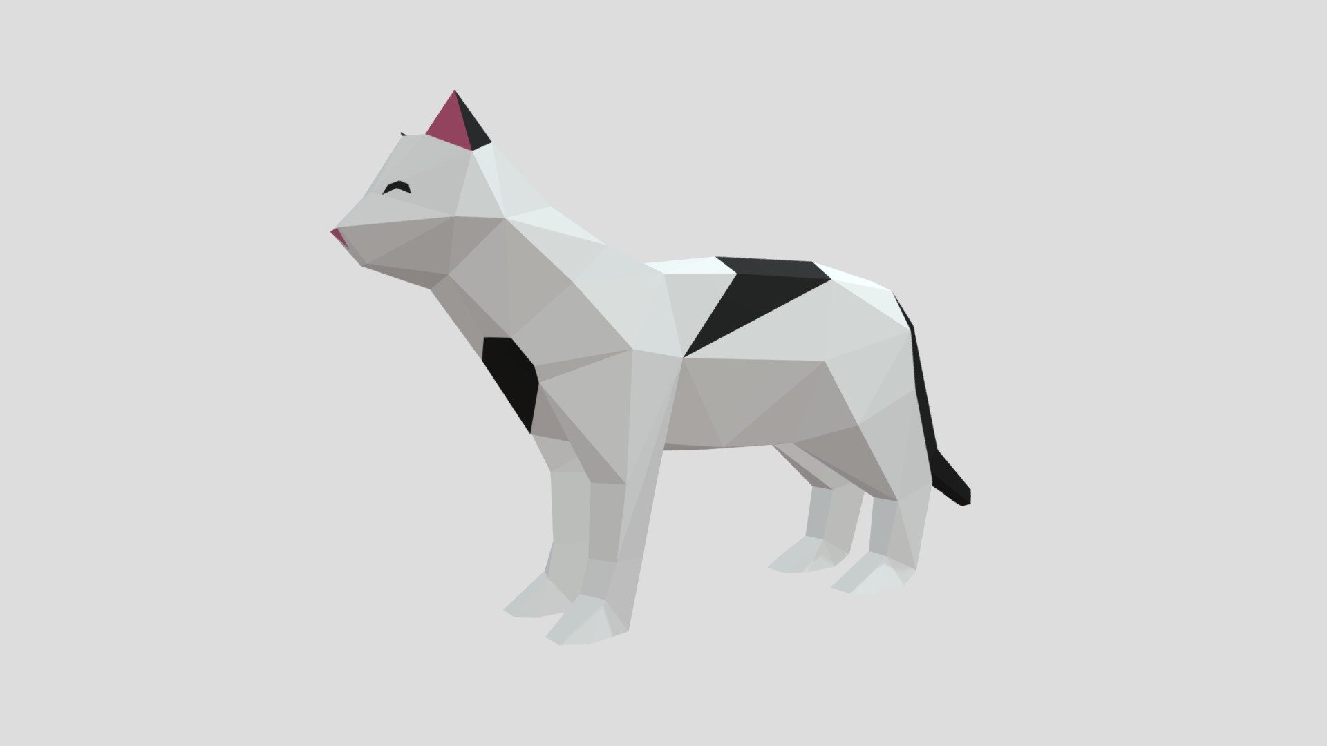 Standing Cat with heart chest.
PDF template in the store: https://hobbymo.com/product/standing-cat/