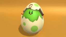 Bird Toy Baby baby, bird, 3dcoat, 3ds-max, smooth, cartoon, characterdesign