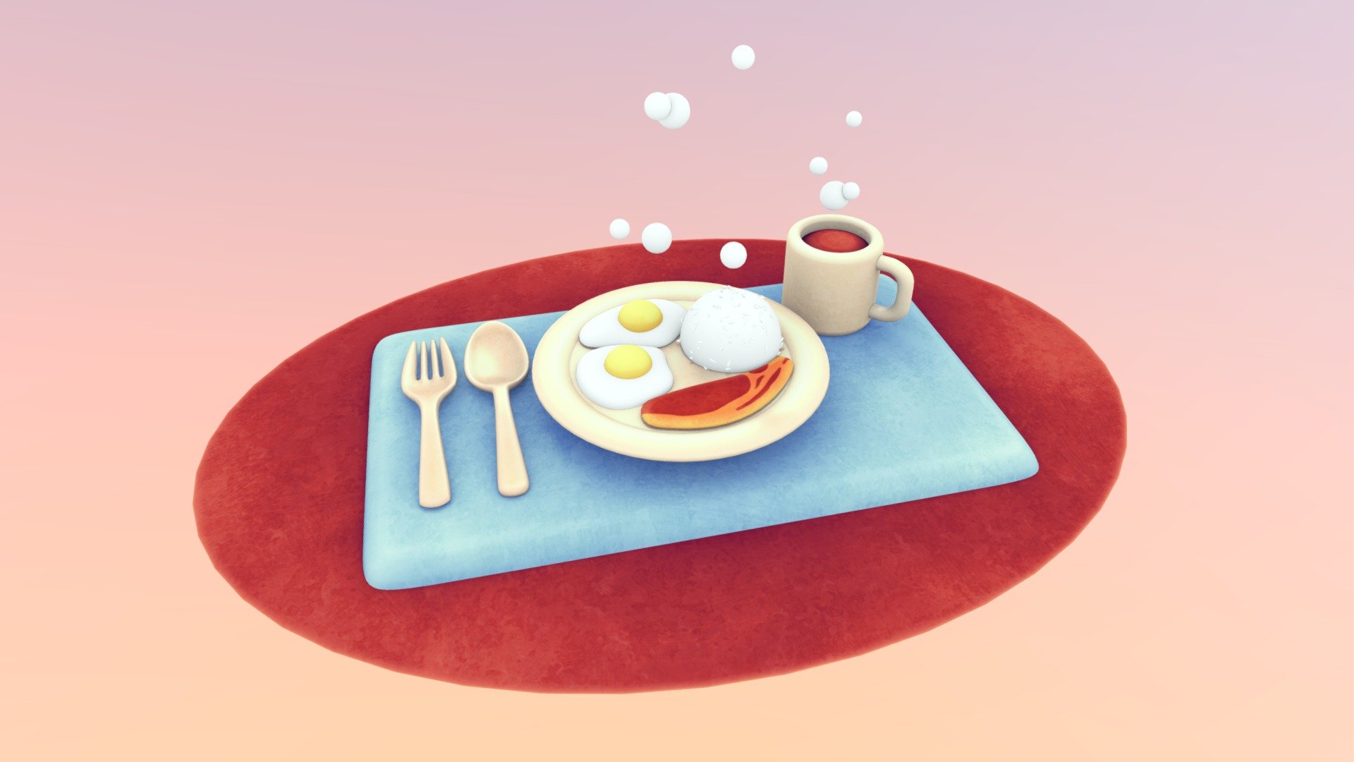 

Eggs, bacon with rice is my ultimate comfort food.

Created for Week 4 of #SketchfabWeeklyChallenge

Made in Autodesk Maya, Marmoset and Photoshop