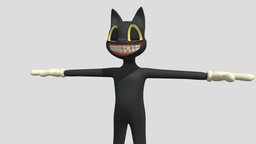 Cartoon Cat cartoon-cat, trevor-henderson, trevor-henderson-creatures