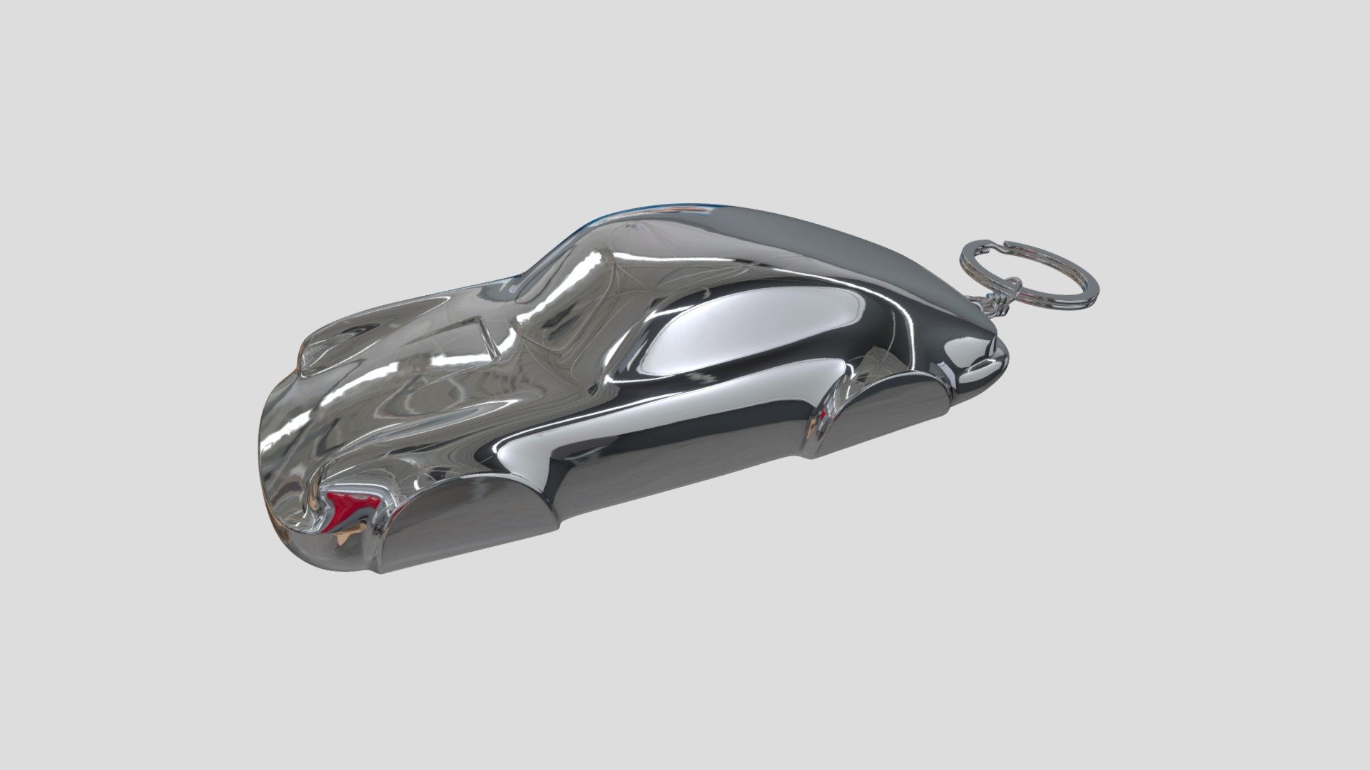 Porsche 911 (964) Speedform Automotive Sculpture Keychain created in Autodesk Alias and converted to polygons for greater compatibility and for 3D Printing.