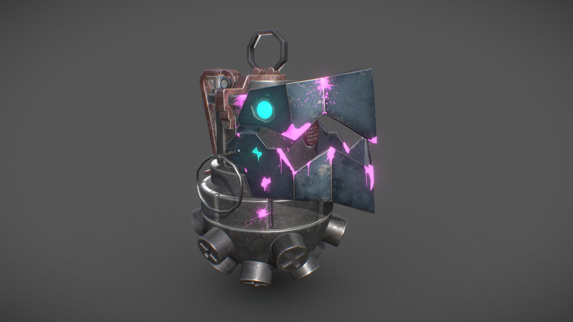 Realistic fan-made of Jinx grenade of the Arcane series.
Made with 3ds, substance painter max and blender.

More on my artstation: https://www.artstation.com/artwork/nEYo8o