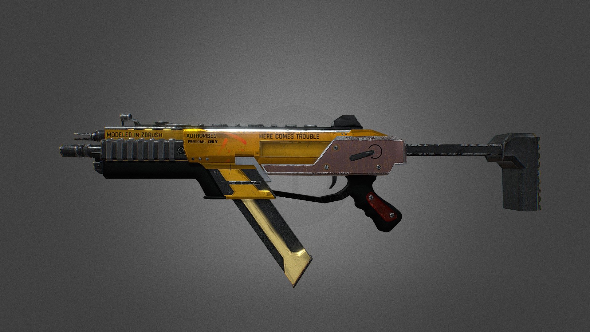 Game ready rifle for ANY FPS GAME
Compatibile with all 3D programs.
Ready to fire :D

ENJOY!