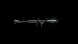 Assault RPG Missile Gun - Low Poly 4k rifle, missile, to, rpg, miss, assault, high, resolution, soldier, shooter, ready, militar, props, launcher, misile, character, game, low, poly, gun, texrues