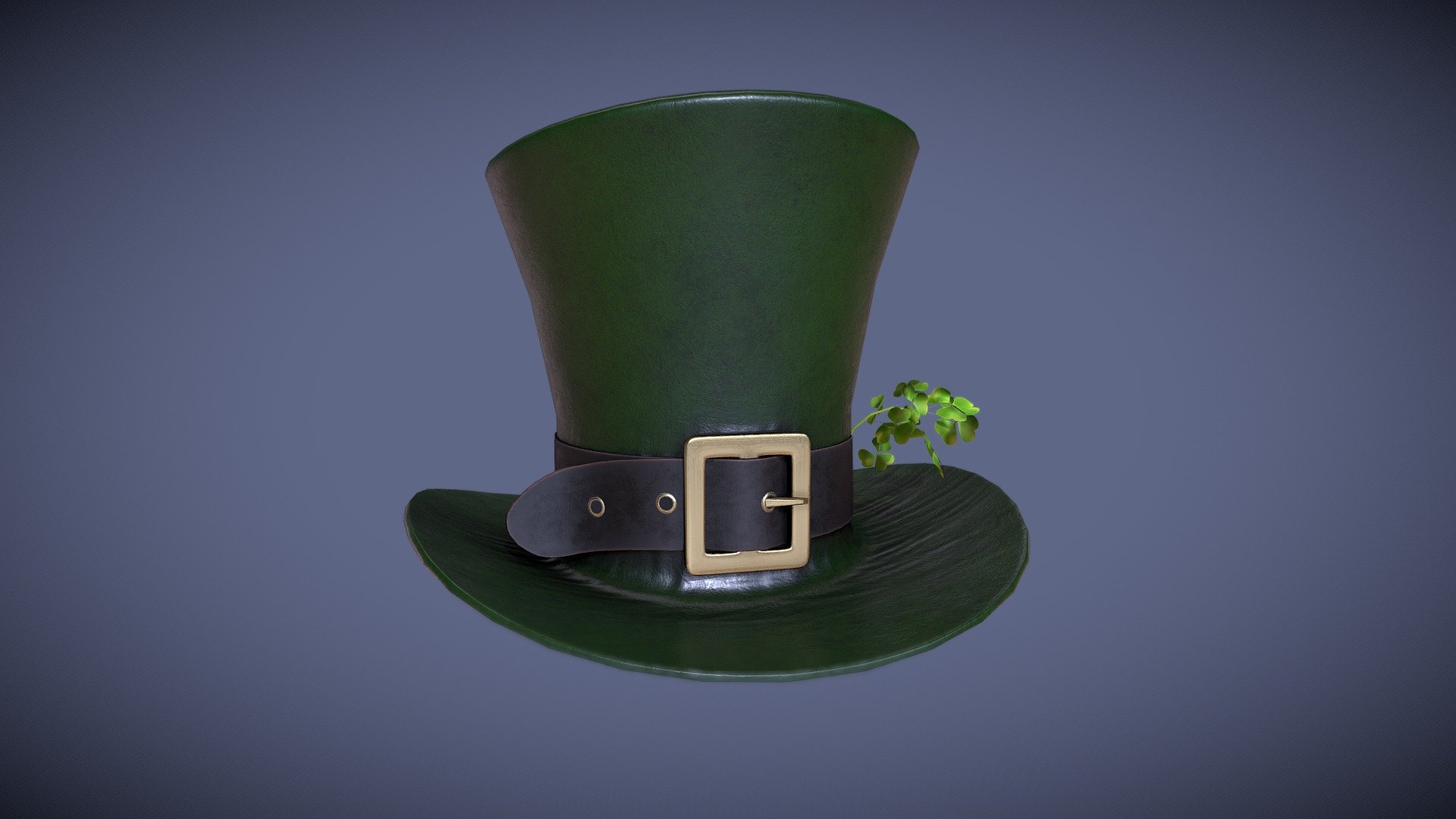 Low poly St. Patricks Day Leprechaun Hat with traditional Irish Shamrock.

The hat and the shamrock are two separate objects.

Texture maps for the hat 4096x4096

Texture maps for the shamrock 512x512
