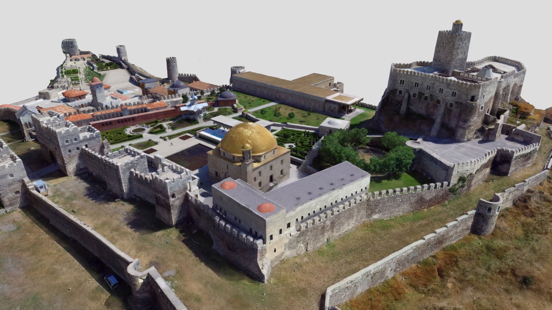 Akhaltsikhe Castle is a medieval fortress built in the 9th century under the name &ldquo;Lomsia Castle