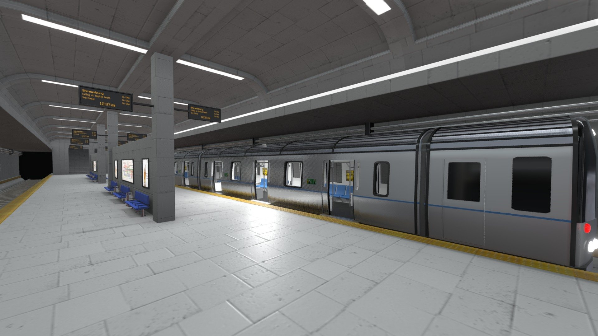 Perfect for architectural visualization, urban planning, and game design, this asset features a realistic station with platform and interior space, as well as a detailed subway train model. Its optimized for real-time rendering and can be easily integrated into a variety of software applications.

Available on Fab: https://www.fab.com/listings/e0d1ec74-6ae5-40a0-a445-b0fbd8e3fa83