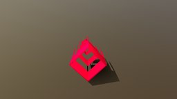Red Box Kite flying, red, windwaker, kite, 3d, animated, boxkite