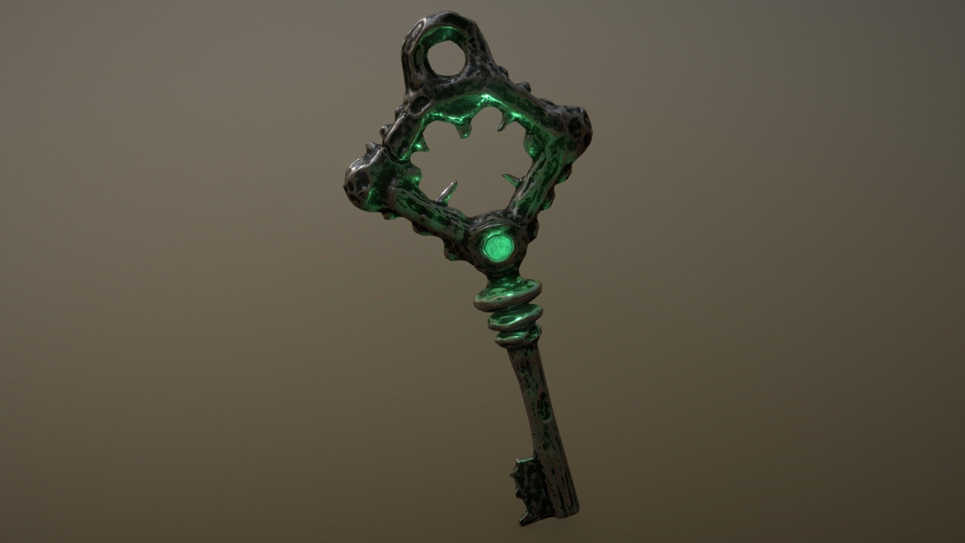 A lowpoly(-ish) model of a magic key, with a glowing gem.

More about this model:
https://www.artstation.com/artwork/58qA5w